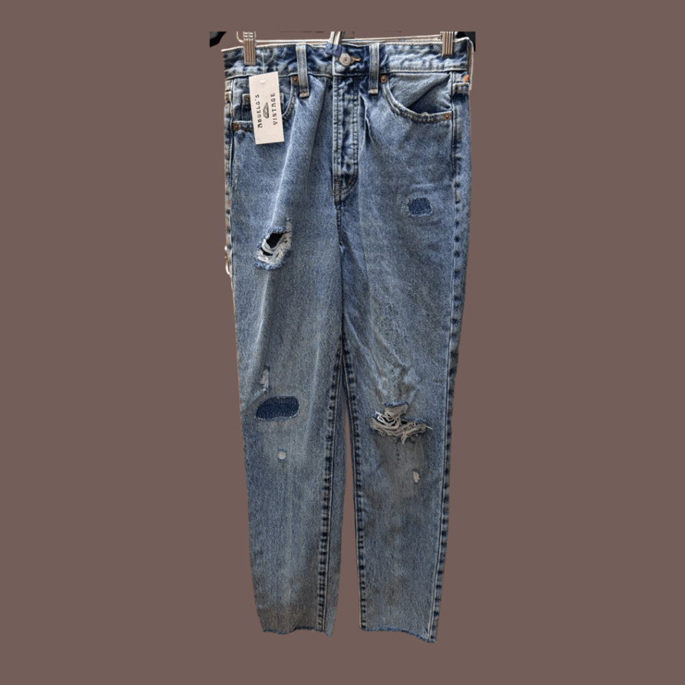Old Navy OG Straight Jeans | Light Wash | Size 2 | Extra High Rise